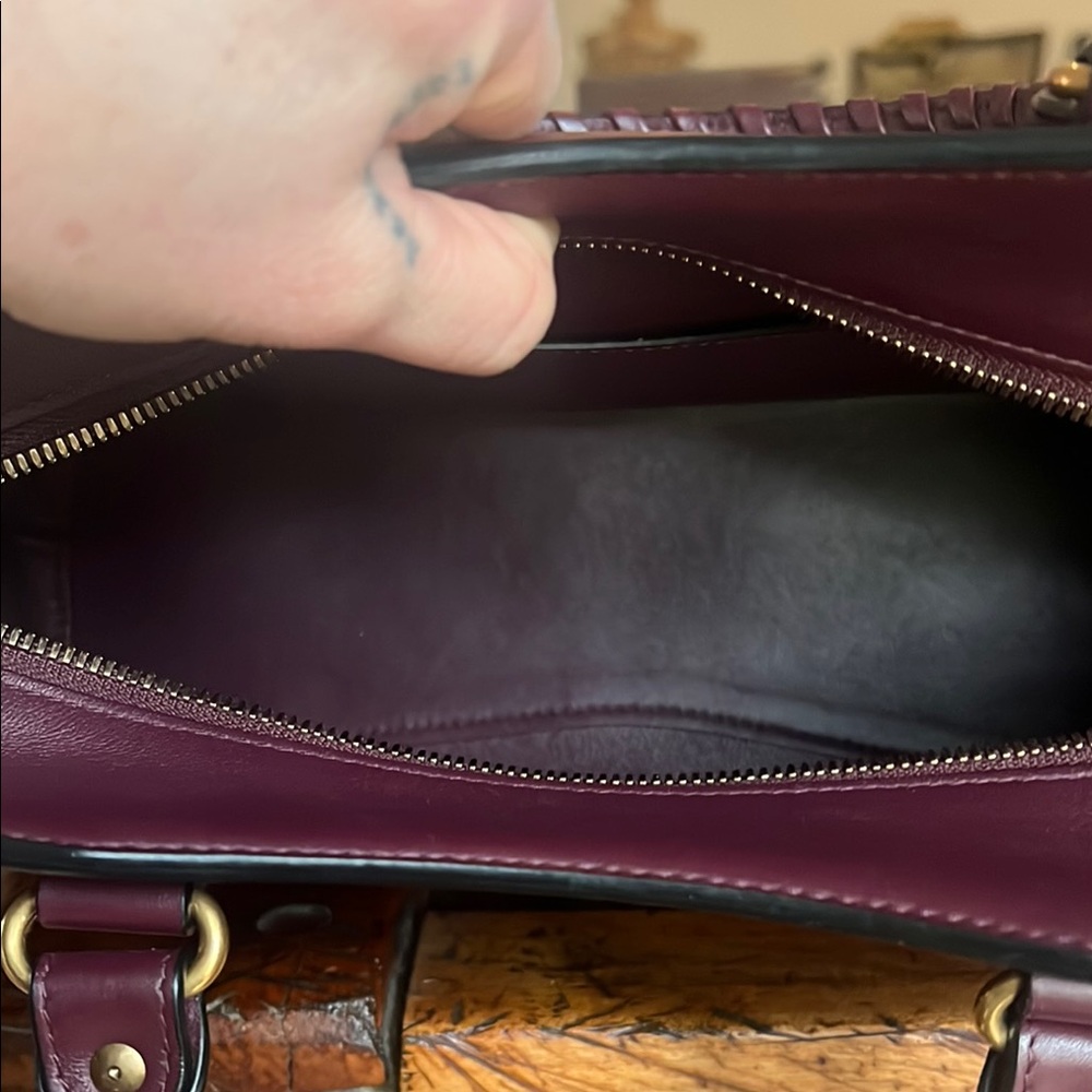 Balenciaga Burgundy Leather Handbag - Picture 3 of 6